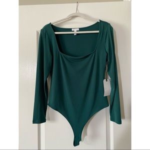 Square neck bodysuit